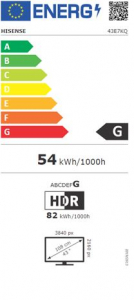 Hisense 43E7KQ 43" UHD Smart QLED TV