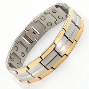Jade Mens 12 mágneses-turmalinos karkötő M (GYJM12SM)