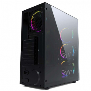 Gembird Fornax 1500RGB táp nélküli ház fekete (CCC-FC-1500RGB)