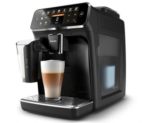 Series 4300 LatteGo EP4341/50 automata kávégép LatteGo tejhabosítóval fekete