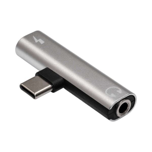 Akyga USB-C -> USB-C + 3.5mm Jack adapter szürke (AK-AD-71)