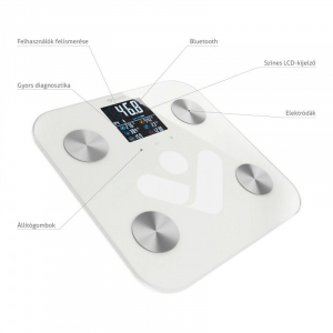 TrueLife FitScale W6 BT okosmérleg fehér