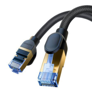 Baseus Braided Cat7 Ethernet RJ45 hálózati kábel 10Gbps, 15m fekete (B0013320B111-08)