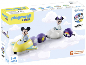 Playmobil 1.2.3: Disney - Mickey és Minnie repülése a felhőkben (71320)