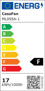 CasaFan ECO GENUINO-L 152 MG-NB Mennyezeti ventilátor világítással O 152 cm, Mogyorófa (315276)