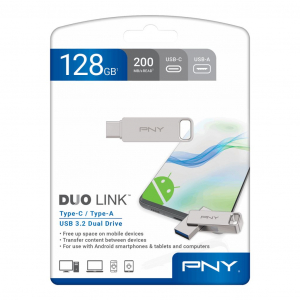 Pen Drive 128GB PNY Duo Link USB3.2 (P-FDI128DULINKTYC-GE)