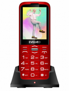 Evolveo EasyPhone XO mobiltelefon piros (EP-630-XOR)