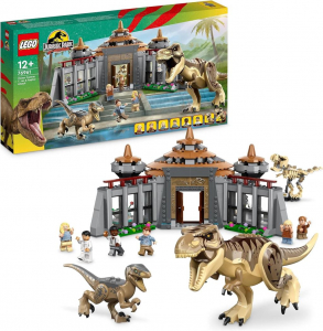 Lego Jurassic World Látogatóközpont: T-Rex és raptortámadás (76961)