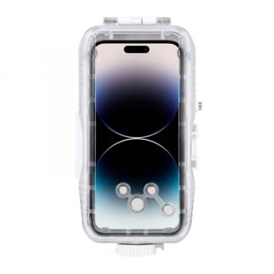 Puluz vízálló telefontok Iphone 11 Pro Max/12 Pro Max/13 Pro Max/ 14Plus/Pro/Max készülékekhez fehér (PU9116W)