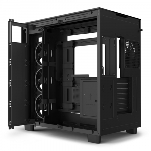 NZXT H9 Elite táp nélküli ablakos ház matt fekete (CM-H91EB-01)