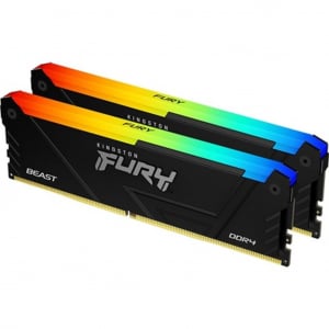 32GB 3200MHz DDR4 RAM Kingston Fury Beast RGB CL16 (2x16GB) (KF432C16BB2AK2/32)