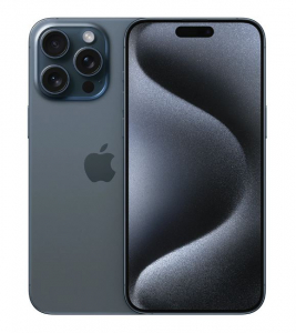 Apple iPhone 15 Pro Max 1TB mobiltelefon kék (MU7K3)