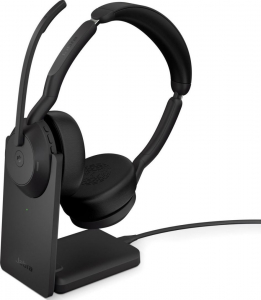 Jabra Evolve2 55 MS sztereó Link380a vezeték nélküli Bluetooth fejhallgatóval (25599-999-999)