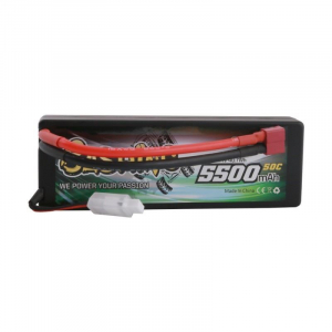 Gens Ace HV 5500mAh 7.6V 60C 2S1P T Plug akkumulátor (GEA552S60D20GT)