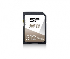 512GB SDXC memória kártya Silicon Power UHS-II U3 V60 Superior Pro (SP512GBSDXJV6V10)