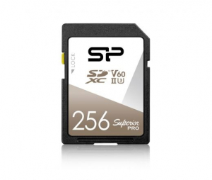 256GB SDXC memória kártya Silicon Power UHS-II U3 V60 Superior Pro (SP256GBSDXJV6V10)