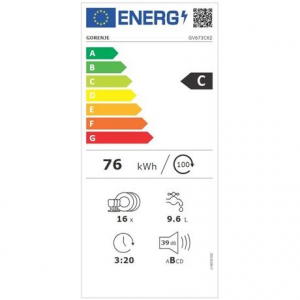 Gorenje GV673C62 beépíthető mosogatógép