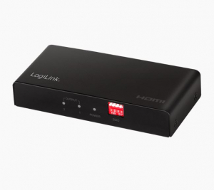 Logilink HDMI elosztó 1x2 port 4K/60 Hz HDCP EDID HDR CEC (HD0033)