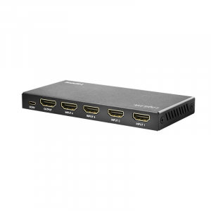 LogiLink HDMI kapcsoló 4x1 port 4K/60 Hz HDCP HDR CEC RC (HD0056)