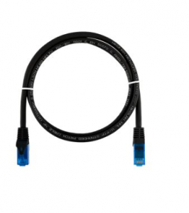 Nikomax Patch kábel UTP, CAT6, LSZH, Essential Series, 2m, fekete (NMC-PC4UE55B-ES-020-C-BK)