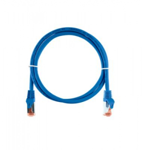 Nikomax Patch kábel S/FTP CAT6a LSOH, Essential Series, 1m, kék (NMC-PC4SA55B-ES-010-C-BL)