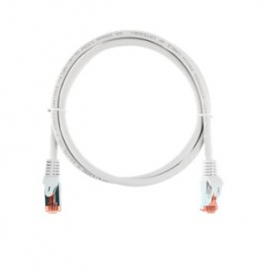 Nikomax Patch kábel S/FTP CAT6a LSOH, Essential Series, 1m, fehér (NMC-PC4SA55B-ES-010-C-WT)
