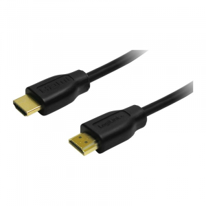Logilink HDMI kábel A/M-A/M 4K/30 Hz fekete 0,2m (CH0076)
