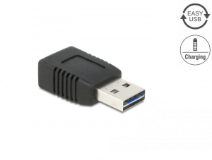 Delock EASY-USB 2.0-A apa - USB 2.0-A anya adapter, csak töltéshez (65965)