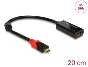 Delock DisplayPort átalakító USB Type-C kijelzőhöz 4K, 60Hz (63928)