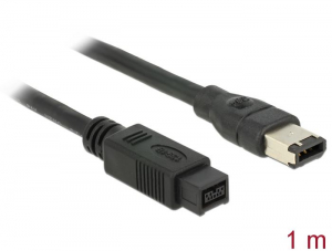 Delock FireWire 9 érintkezős > 6 érintkezős kábel 1m (82595)