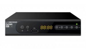 Esperanza DVB-T/T2 digitális földfelszíni TV-vevő dekóder (EV106R)