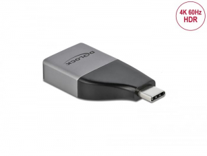 Delock USB Type-C - DisplayPort (DP Alt Mode) kompakt kialakítású adapter 4K, 60Hz (64120)