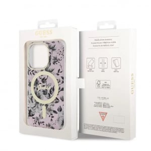 Guess Apple Iphone 14 Pro tok virágos GUHMP14LHCFWSP (127854)