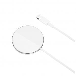 XO CX011 vezeték nélküli Qi Magsafe funkcióval fehér/ezüst (128463)