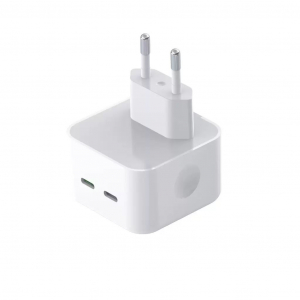 XO L02 2xUSB-C hálózati töltő PD 35W fehér (128638)