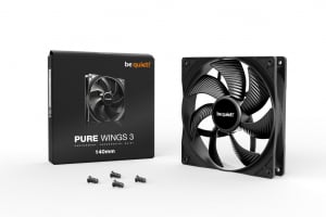 Be Quiet PURE WINGS 3 140mm hűtő ventilátor fekete (BL107)