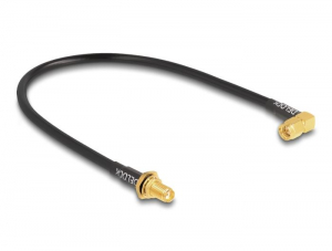 Delock SMA anya v&aacute;laszfal SMA 90 RG-58 antenna k&aacute;bel 30cm (12110)