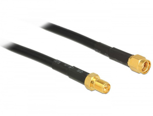 Delock antenna kábel RP-SMA dugó > RP-SMA csatlakozó CFD200 3m (89424)