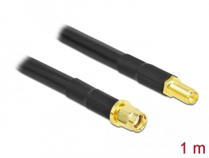 Delock antenna k&aacute;bel RP-SMA-dug&oacute; - RP-SMA-h&uuml;vely LMR/CFD300 1m (90462)