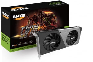 Inno3D GeForce RTX 4060 Ti 16GB TWIN X2 OC videokártya (N406T2-16D6X-178055N)