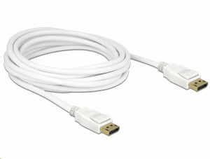 DeLock 84879 Displayport 1.2 apa -> Displayport apa kábel 5m fehér