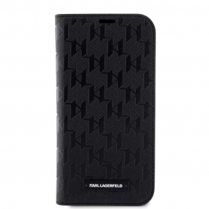 Karl Lagerfeld Apple iPhone 14 Flip tok fekete KLBKP14SSANKCPK (127868)