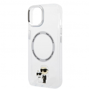 Karl Lagerfeld Apple iPhone 15 tok átlátszó KLHMP15SHNKCIT (129452)