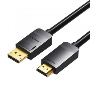 Vention Display Port - HDMI átalakító kábel 3m fekete (HADBI)