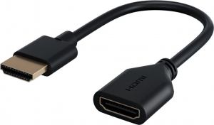 Goobay HDMI apa - HDMI anya adapter fekete (64824)