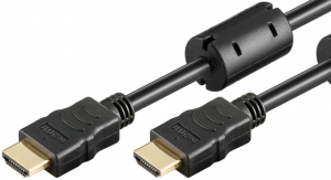 Goobay HDMI kábel aranyozott 2.0 2m 4 K fekete (61301)