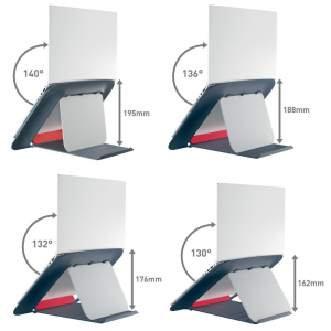 Leitz Ergo Cosy Laptop állvány bársonyszürke (E64260089)