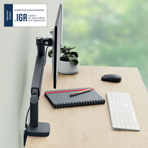 Leitz Ergo helytakarékos monitorkar, sötétszürke (64890089)