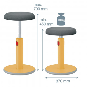 Leitz COSY Ergo Active ergonomikus ülő-álló szék meleg sárga (65180019)