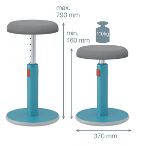 Leitz COSY Ergo Active ergonomikus ülő-álló szék nyugodt kék (65180061)